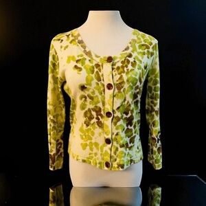 ROBERTO CAVALLI Button Front Sweater Size Medium